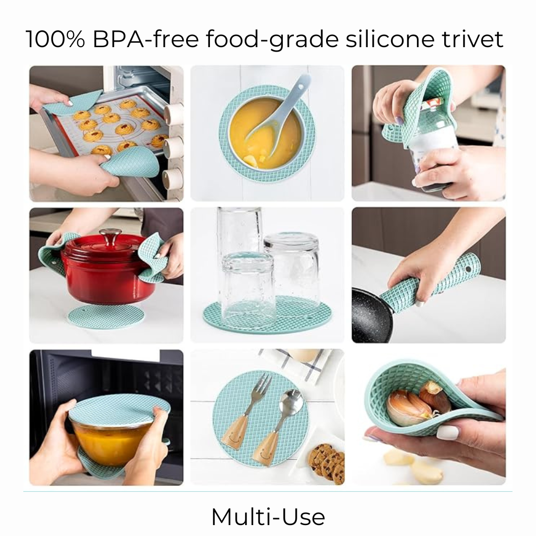 Easy-Grip Silicone Jar Opener & Trivet